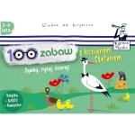 100 zabaw z bocianem Stefanem Kapitan Nauka 3-4 lata