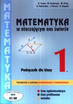 Matematyka w otaczającym nas świecie. Podręcznik dla klasy 1. Kształcenie w zakresie rozszerzonym