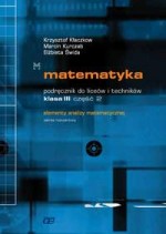 Matematyka. Klasa 3, liceum, część 2. Elementy analizy matematycznej. Podręcznik