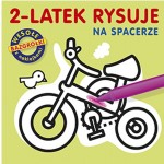 2-latek rysuje. Na spacerze