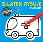 2-latek rysuje. Pojazdy