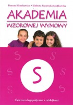 Akademia wzorowej wymowy S - ćwiczenia logopedyczne z naklejkami