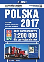 Atlas samochodowy Polska 2017 dla profesjonalistów 1:200 000