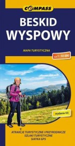 Beskid Wyspowy mapa turystyczna 1:50 000