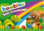 Blok rysunkowy A4 biały BAMBINO