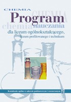 Chemia. Liceum. Program nauczania