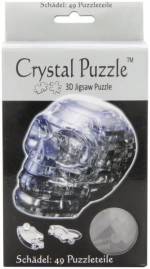 Crystal Puzzle 3D. 49 elementów. Czaszka