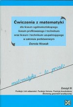 Ćwiczenia z matematyki. Funkcje i ich własności. Funkcja liniowa. Funkcja kwadratowa - ćwiczenia, za