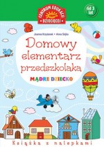 Domowy elementarz przedszkolaka. Mądre dziecko. Książka z nalepkami