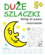 Duże szlaczki. Wstęp do pisania i kolorowanki. 5+