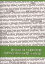 Enseignement / apprentissage du français face aux défis de demain