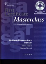 First Certificate Masterclass - Workbook with Key Pack (+CD)