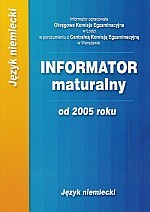 Informator maturalny - język niemiecki