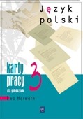 Język polski. Gimnazjum, część 3. Karty pracy