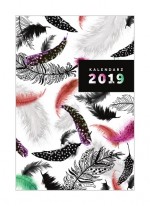 Kalendarz 2019 Narcissus A5 dzień Feathers