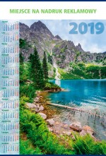 Kalendarz 2019 Plakatowy - MORSKIE OKO P1 (B1)