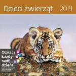 Kalendarz 2019 Wieloplanszowy Dzieci Zwierząt 30x30