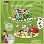 Niemiecki Karty Obrazkowe dla Dzieci - 100 Pierwszych Słówek