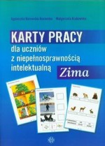 Karty pracy dla uczniów z niepełnosprawnością intelektualną. Zima