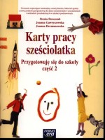 Karty pracy sześciolatka Przygotowuję się do szkoły, część 2