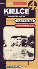 Kielce, Skarżysko-Kamienna, Starachowice, Ostrowiec Świętokrzyski. Plany miast 1:20 000