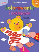 Kolorowanie i naklejanie. 2-3 lata