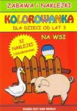 Kolorowanka dla dzieci. Na wsi