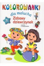 Kolorowanka dla malucha. Zabawy dziewczynek