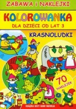 Kolorowanka dla dzieci od lat 3. Krasnoludki + naklejki