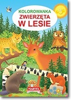 Kolorowanka. Zwierzęta w lesie