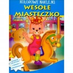 Kolorowe naklejki. Wesołe miasteczko