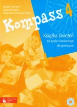 Kompass 4. Klasa 1-3, gimnazjum. Język niemiecki. Książka ćwiczeń (+CD)