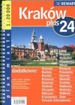 Kraków plus 24. Plan miasta 1:20 000