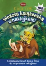 Król Lew. Wesoła książeczka z naklejkami.