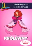 Królewny. Naklejam i koloruję