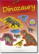 Książeczka z naklejkami. Dinozaury