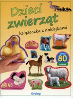 Książeczka z naklejkami. Dzieci zwierząt