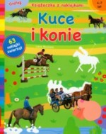 Kuce i konie - książeczka z naklejkami