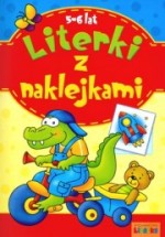 Literki z naklejkami 5-6 lat.