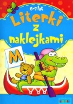 Literki z naklejkami 6-7 lat.