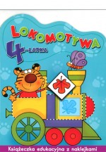 Lokomotywa 4-latka - książeczka edukacyjna z naklejkami