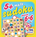 Małe sudoku. Część 9. Poziom 6 X 6.  96 naklejek.