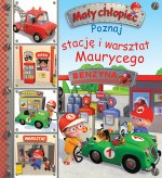 Mały chłopiec Poznaj stację i warsztat Maurycego