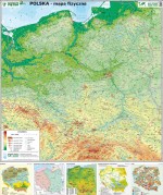 Mapa Polska Fizyczna 1: 750 000