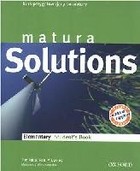 Matura Solutions. Elementary Student`s Book.