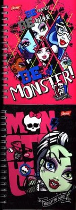 Monster High. Notes spiralny A6, 56 kartek