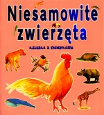 Niesamowite zwierzęta. Książka z nalepkami. Zeszyt pomarańczowy