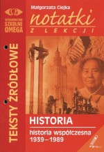 Notatki z lekcji historii. Historia współczesna 1939-1989