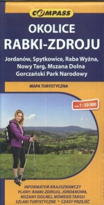 Okolice Rabki-Zdroju mapa turystyczna 1:50 0000