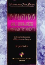 Onomastykon Biblii Hebrajskiej i Nowego Testamentu